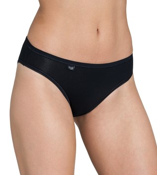 Black Lycra Dames Slips en Strings Ondergoed Been Body